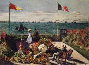 Claude Monet Terrace at Sainte oil on canvas